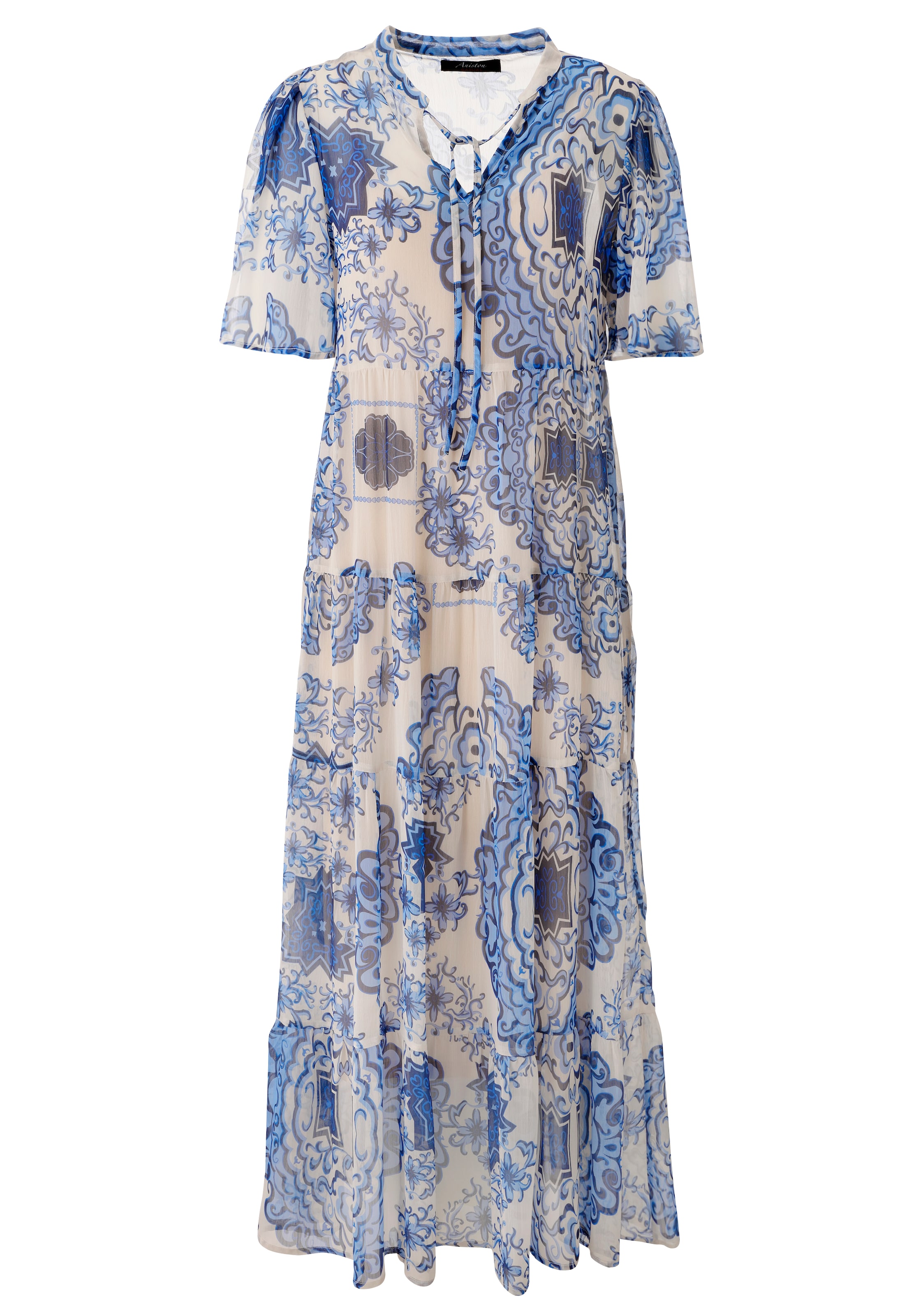 Aniston CASUAL Summer Dress in White: front