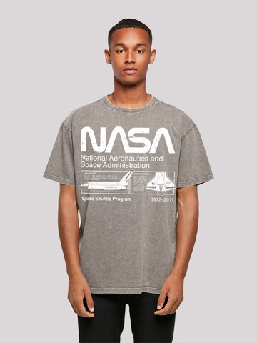 F4NT4STIC Shirt in Grijs: voorkant