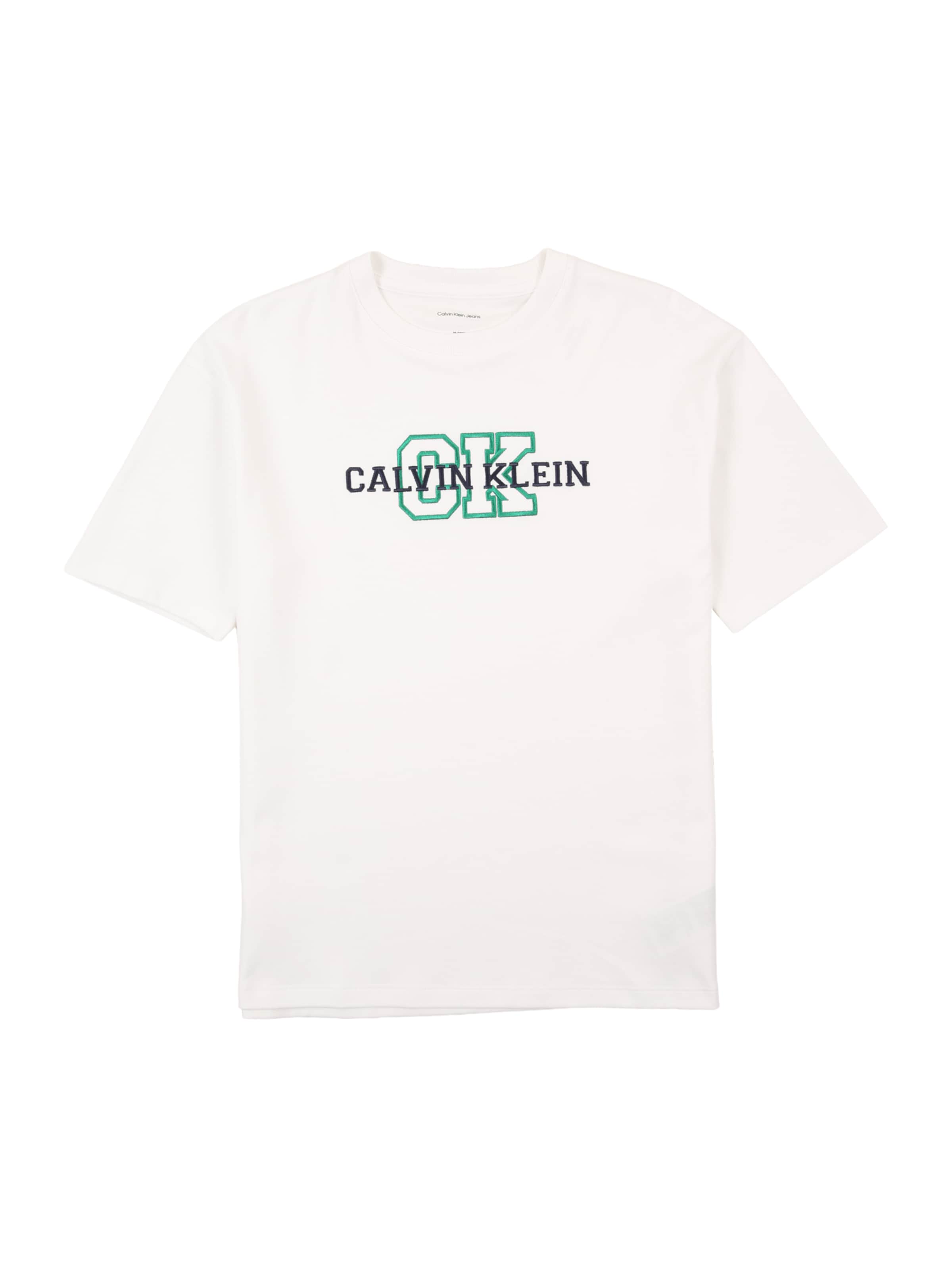 Calvin Klein Jeans Tričko - Biela: predná strana