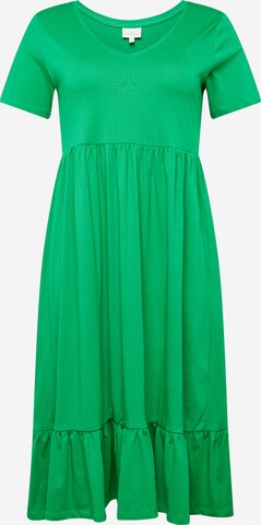 ONLY Carmakoma Sukienka 'MAY' w kolorze zielony: przód