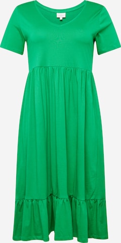 ONLY Carmakoma Letnia sukienka 'MAY' w kolorze zielony: przód