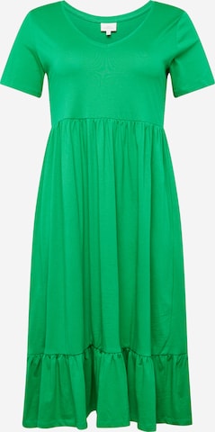 ONLY Carmakoma - Vestido 'MAY' en verde: frente