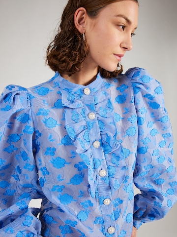 Custommade Bluse 'Dolina' in Blau