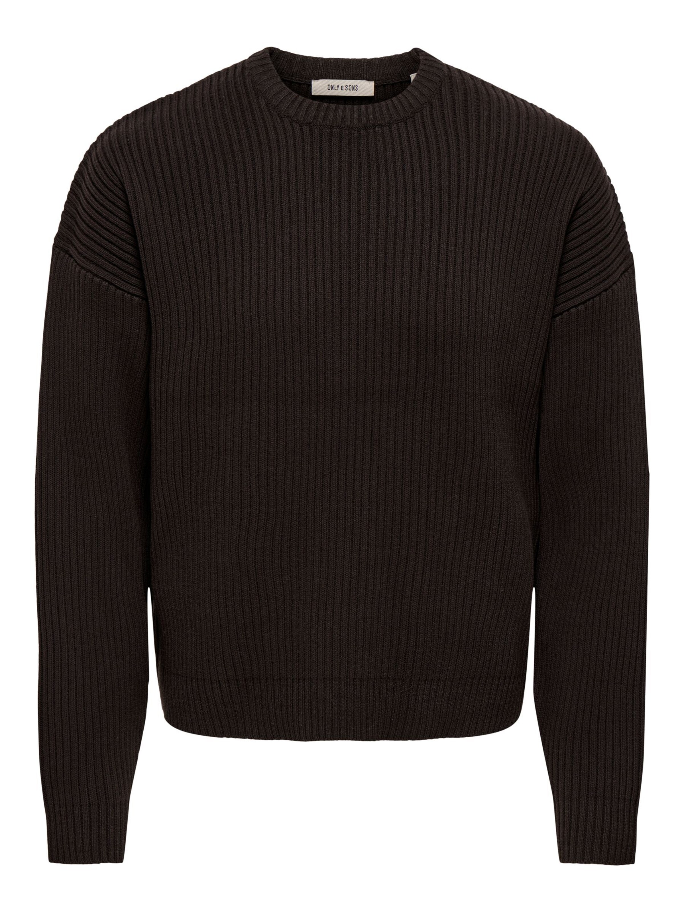 Only & Sons Sweater 'ONSArlok' in Brown: front
