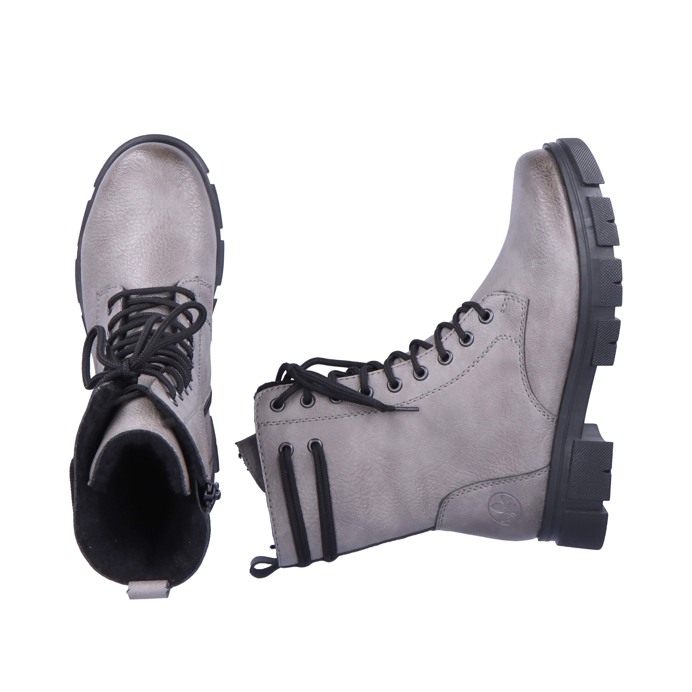 Bottines à lacets 'Y7117' Rieker en gris