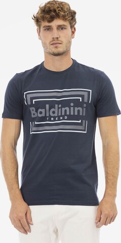 Top 'T-Shirt Uomo Baldinini Trend 100% Cotone Stampa' di Baldinini Trend in blu: frontale