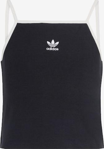 ADIDAS ORIGINALS Top in Zwart: voorkant