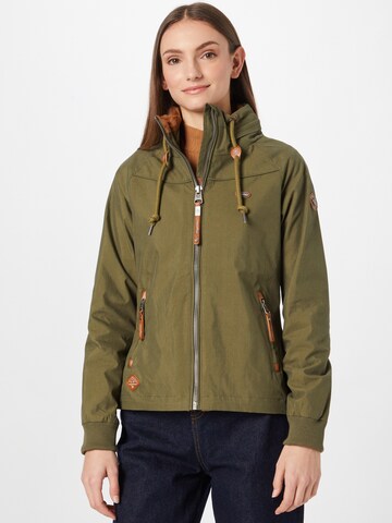 Ragwear Between-Season Jacket 'APOLI' in Green: front