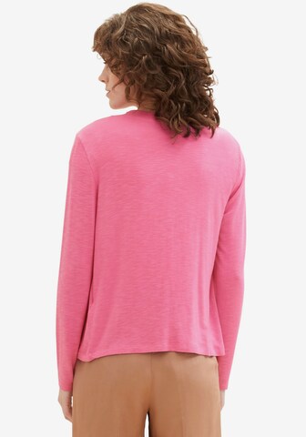 TOM TAILOR Knit Cardigan in Pink