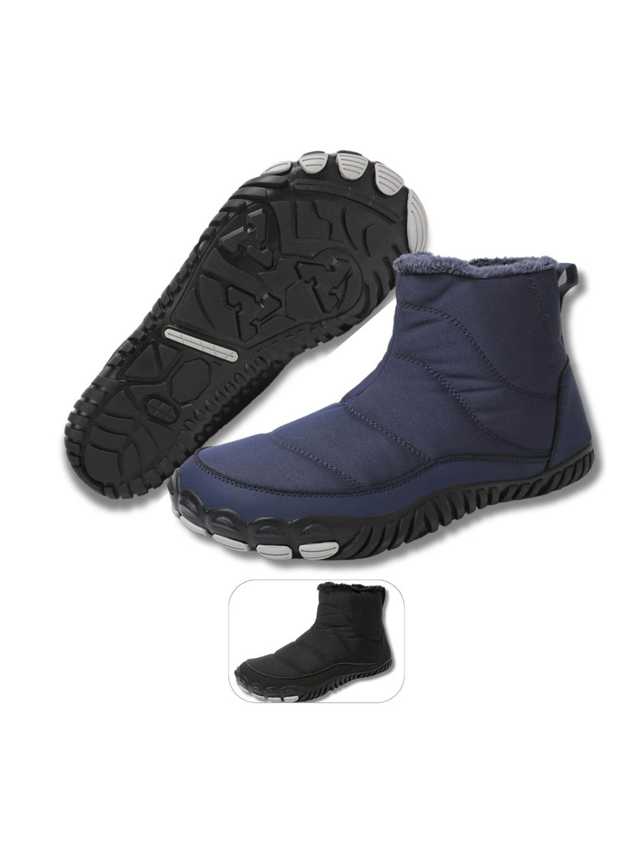 DOTALES Schnürstiefel 'DOTALES - WarmStep Barfußschuhe'‌‌‌‌‌‌‌‌‌ in Blau