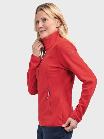 Schöffel Functionele fleece jas in Rood