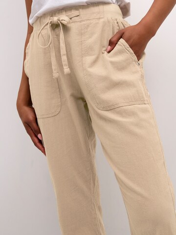 Kaffe Tapered Byxa 'KAnaya' i beige