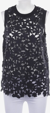 MSGM Top / Seidentop XXS in Schwarz: predná strana