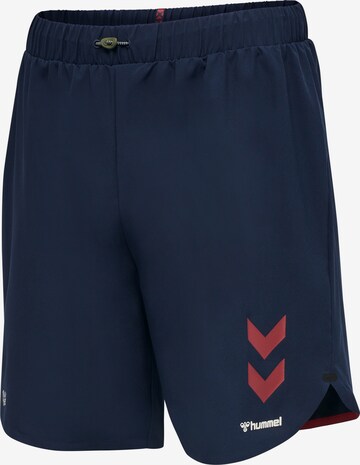 Hummel Regular Workout Pants in Blue