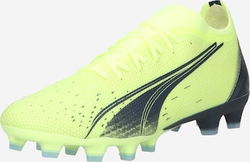 PUMA - Zapatillas de fútbol en verde: frente