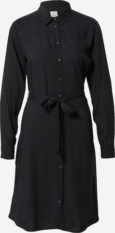ICHI Skjortklänning 'MAIN' i svart: framsida