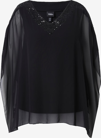 juoda Ulla Popken Tunika: priekis