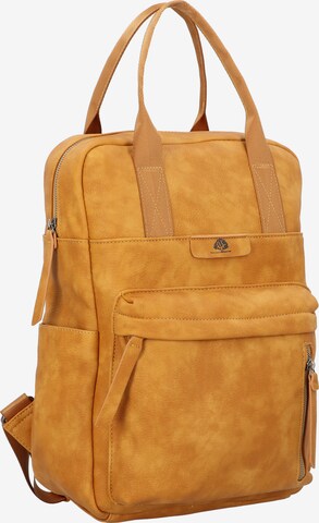 GREENBURRY Backpack 'Toni' in Yellow