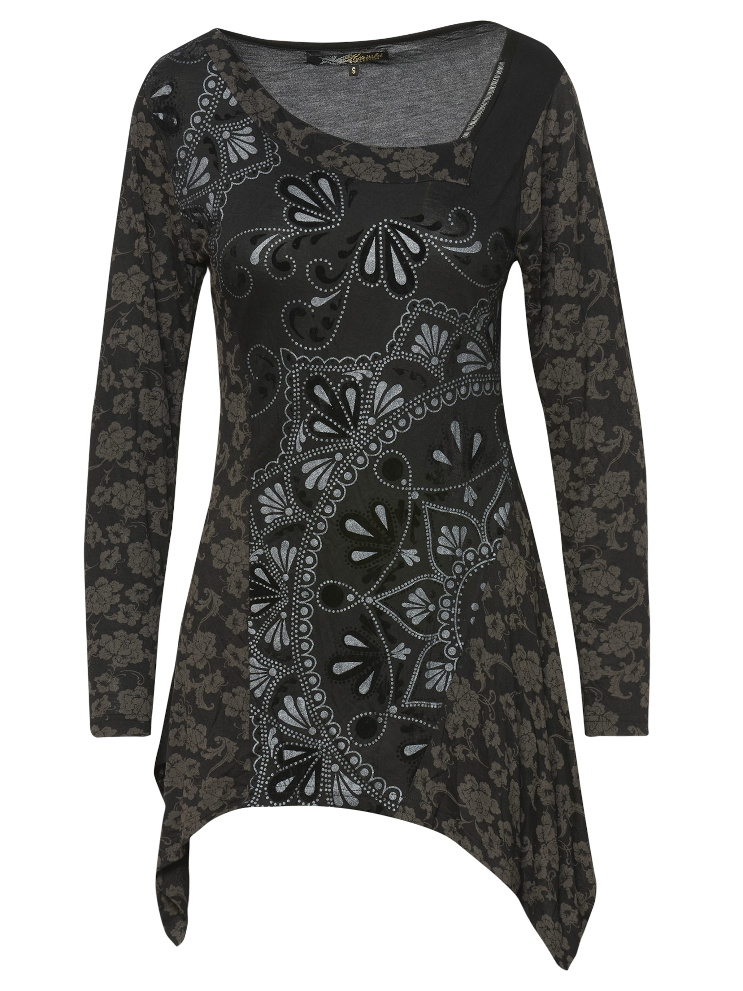 KOROSHI Μπλουζάκι σε μαύρο: μπροστά