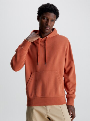 Calvin Klein Jeans Sweatshirt in Orange: front