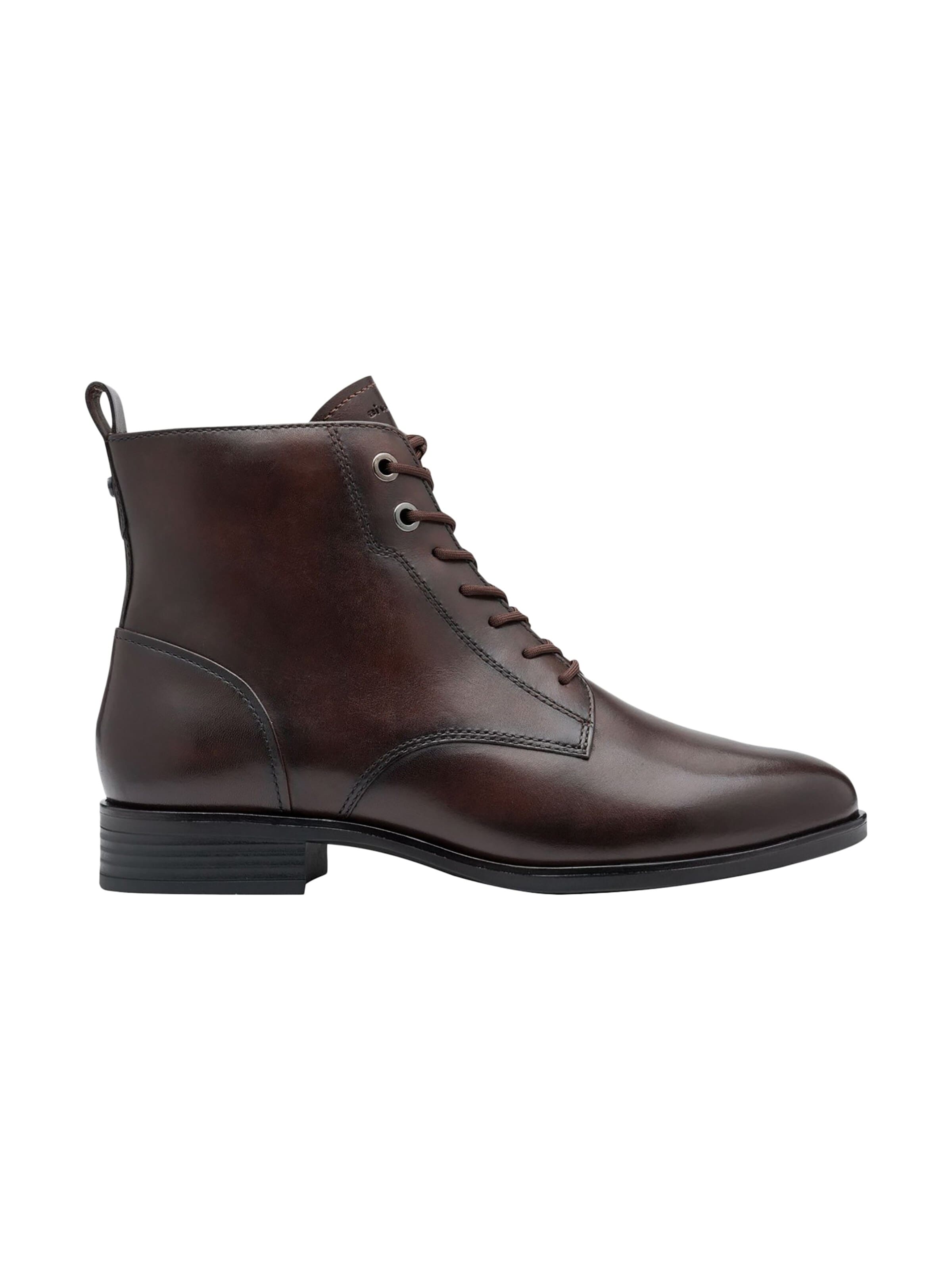 Tamaris - Botas de tobillo 'Lederstiefeletten' en marrón