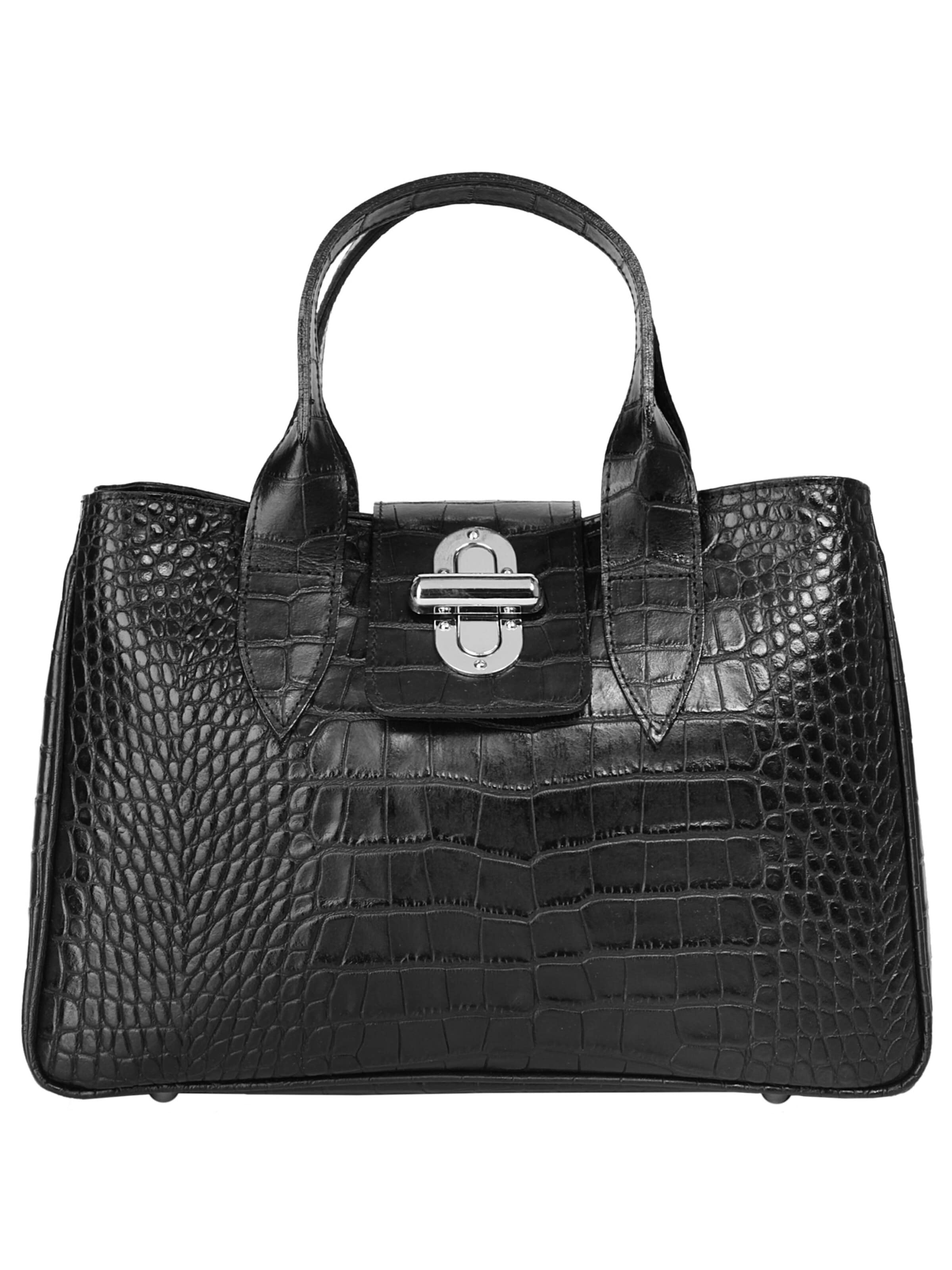 Cluty Handbag in Black: front
