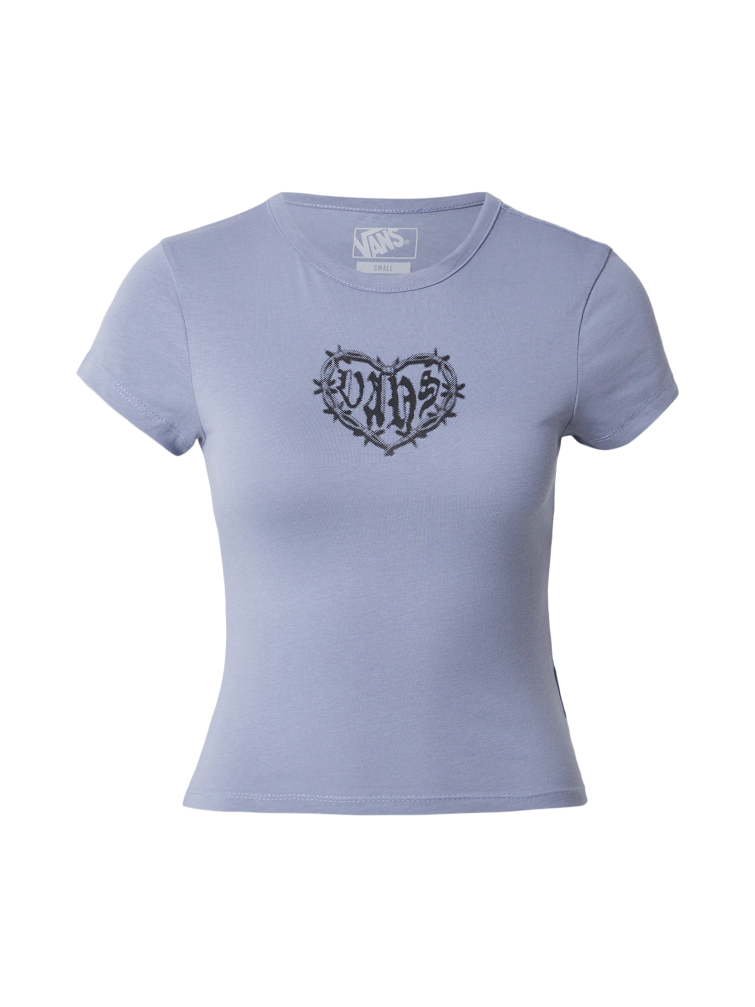 VANS - Camisa 'BARBED HEART' em azul: frente