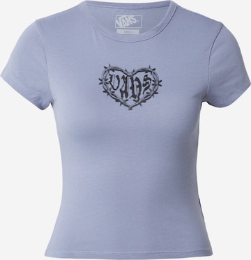 VANS - Camisa 'BARBED HEART' em azul: frente