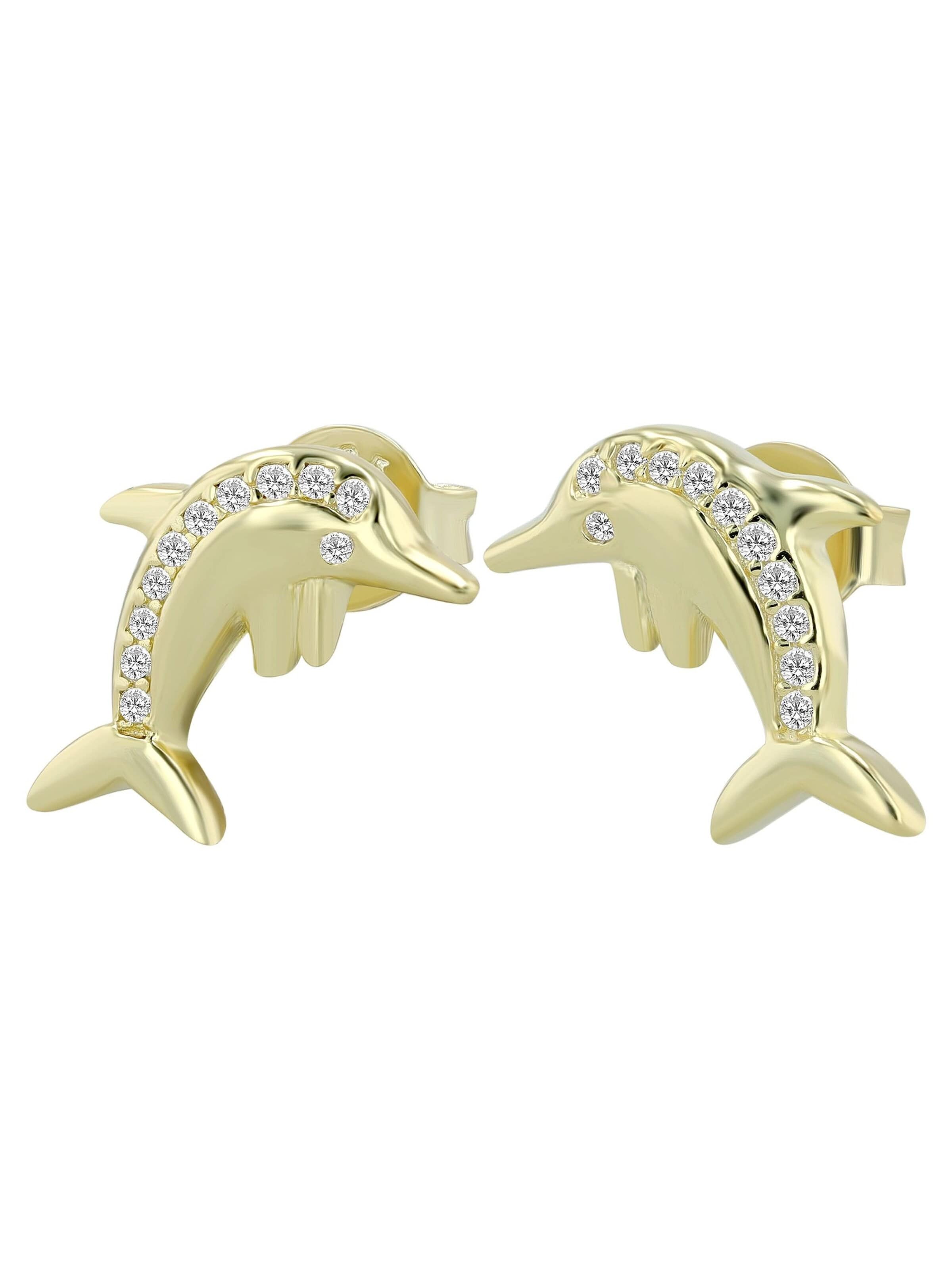 Akzent Schmuckset '"Djula" aus 925 Sterlingsilber, rhodiniert/vergoldet, langlebig,'‌‌‌‌ in One Size in gold, Produktansicht