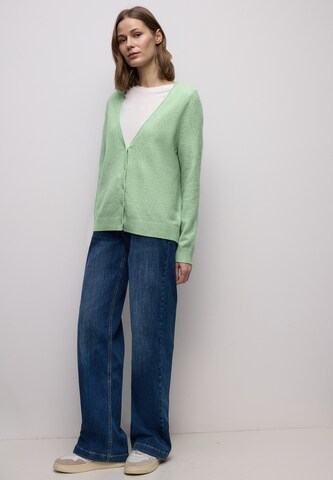 STREET ONE Strickjacke in Grün