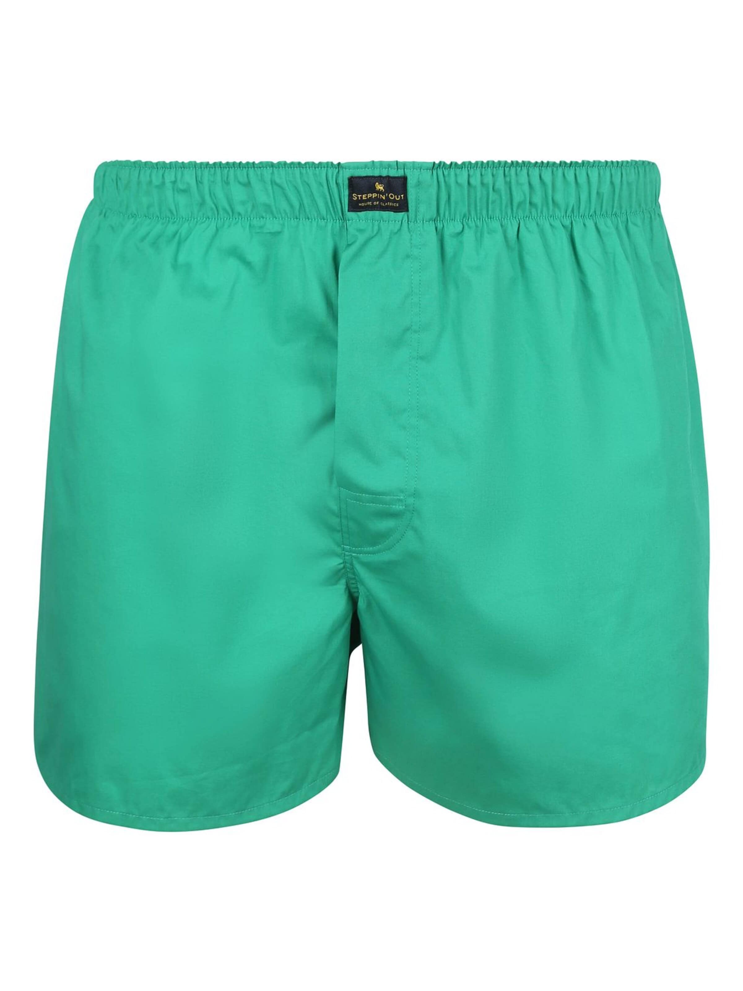 Steppin' out Boxer shorts in Green: front