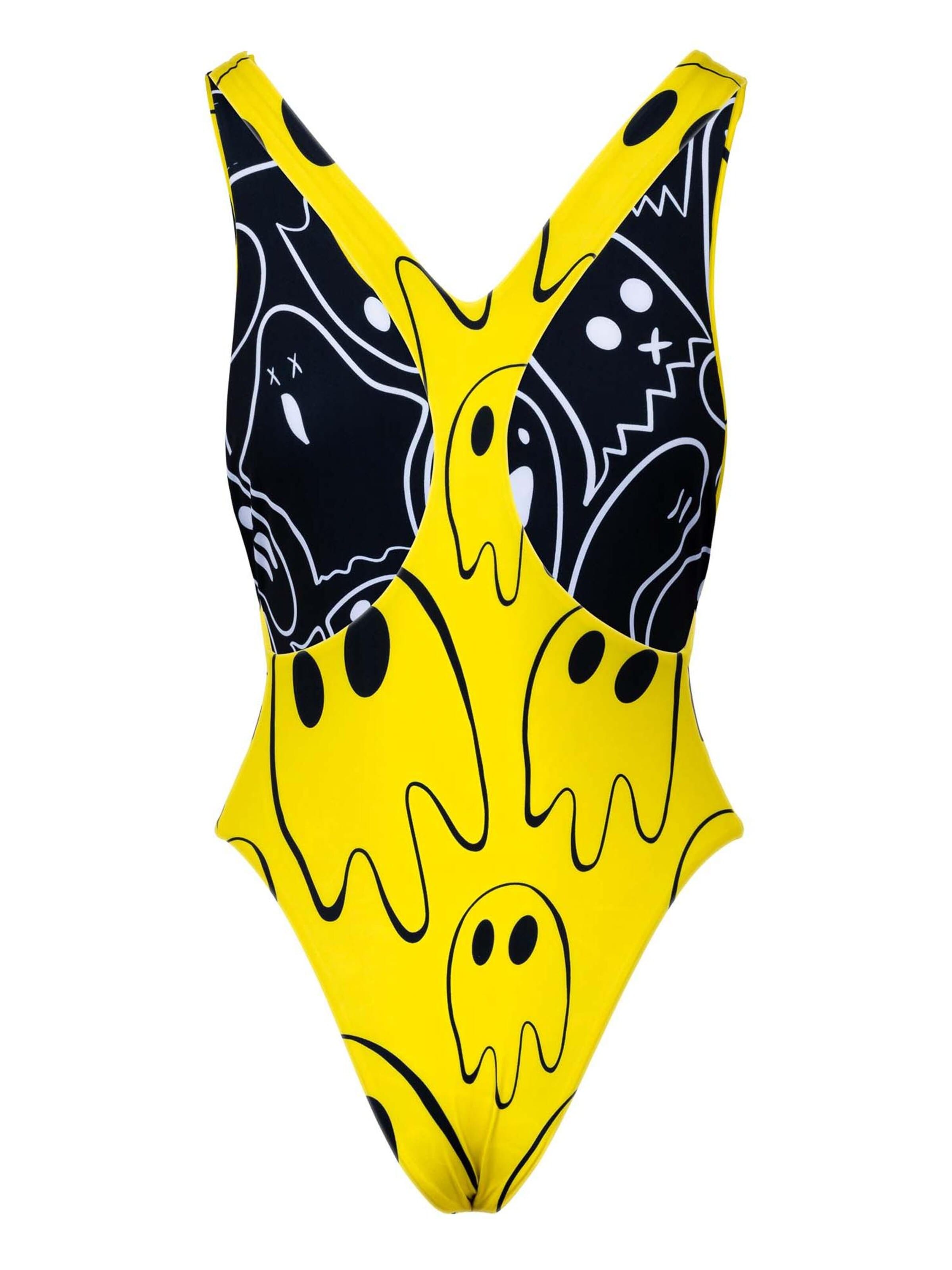 Kalaia Bralette Swimsuit 'Racer Back Reversible Swimsuit' in Black