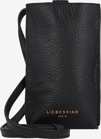 Liebeskind Berlin حقيبة الهواتف الذكية بلون أسود: الأمام