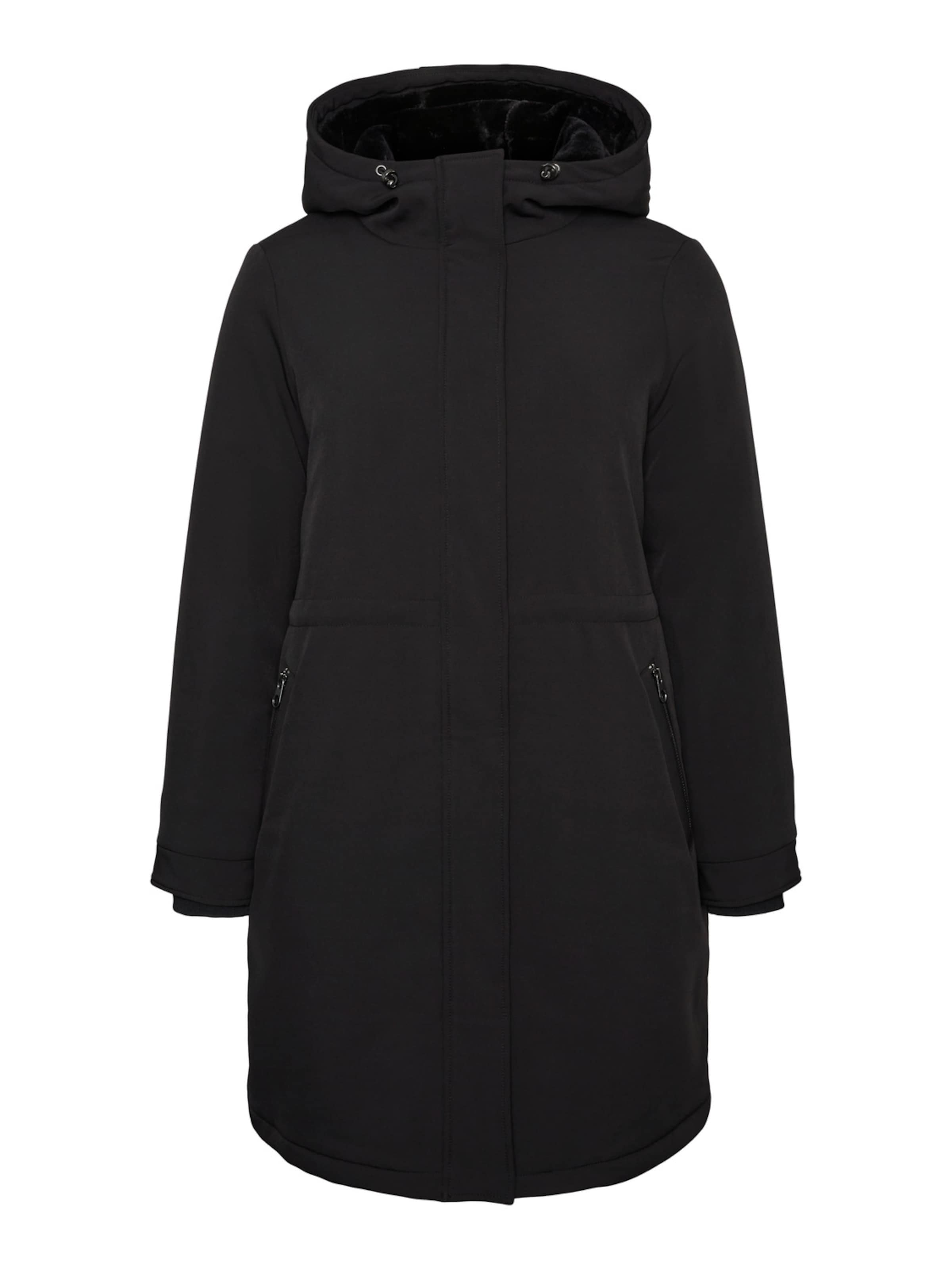 Veste mi-saison Vero Moda Curve en noir : devant