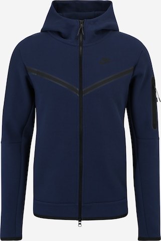 Nike Sportswear Sweatjakke i blå: forside