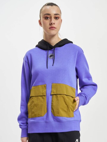 Nike Sportswear Sweatshirt in Blau: Vorderseite