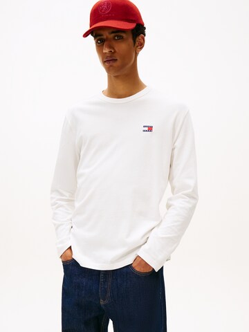 T-Shirt Tommy Jeans en blanc : devant