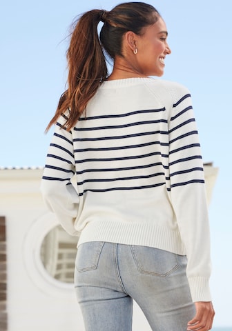 VIVANCE Sweater in White