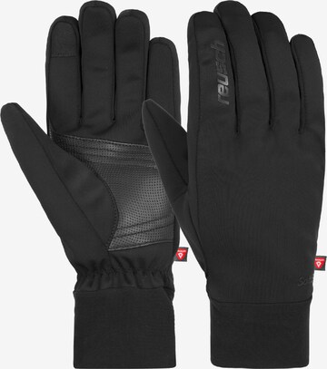 REUSCH Athletic Gloves 'Walk' in Black: front