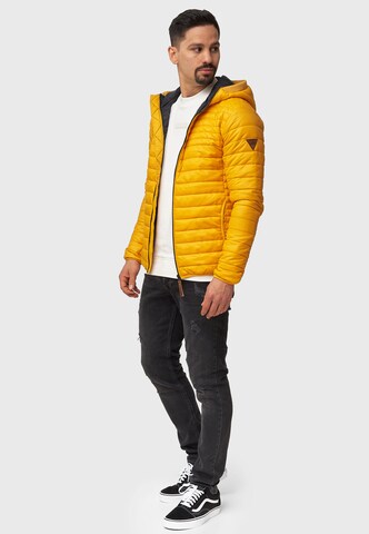 INDICODE JEANS Between-Season Jacket 'Bowers' in Yellow