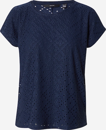 VERO MODA - Camisa 'TASSA' em azul: frente