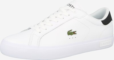 LACOSTE Baskets basses en vert / noir / blanc, Vue avec produit