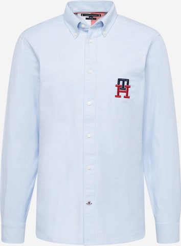 TOMMY HILFIGER Regular fit Риза в синьо: отпред