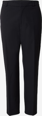 juoda HUGO Standartinis Kelnės su kantu 'Teagan251F3X': priekis