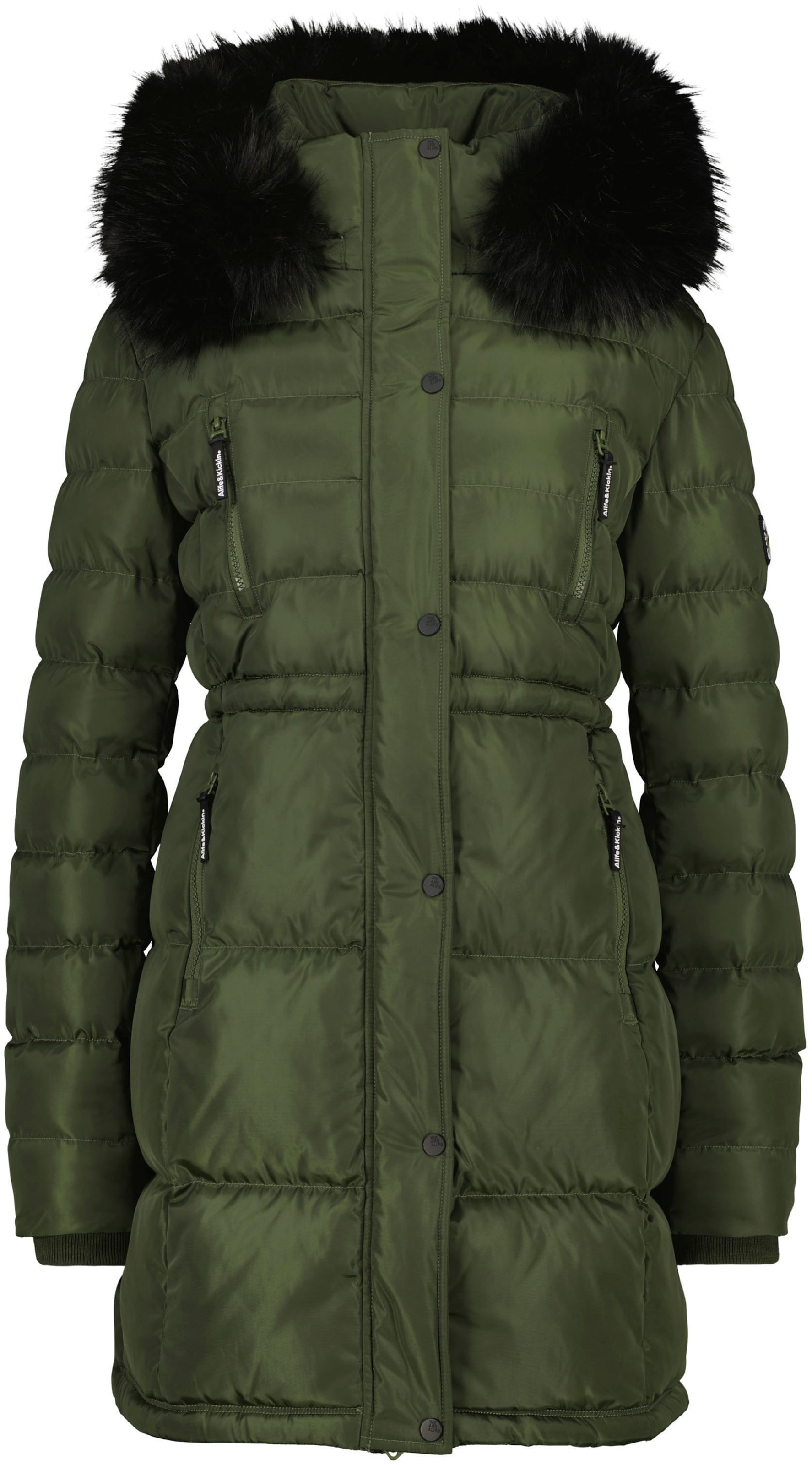 alife & kickin Winter Coat in Green: front