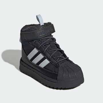 ADIDAS ORIGINALS Støvler 'Superstar' i sort