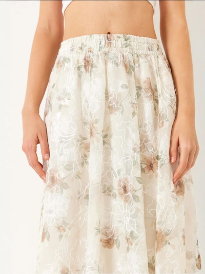 Bianco Lucci Skirt in Green / Dusky pink / White / Off white, Item view