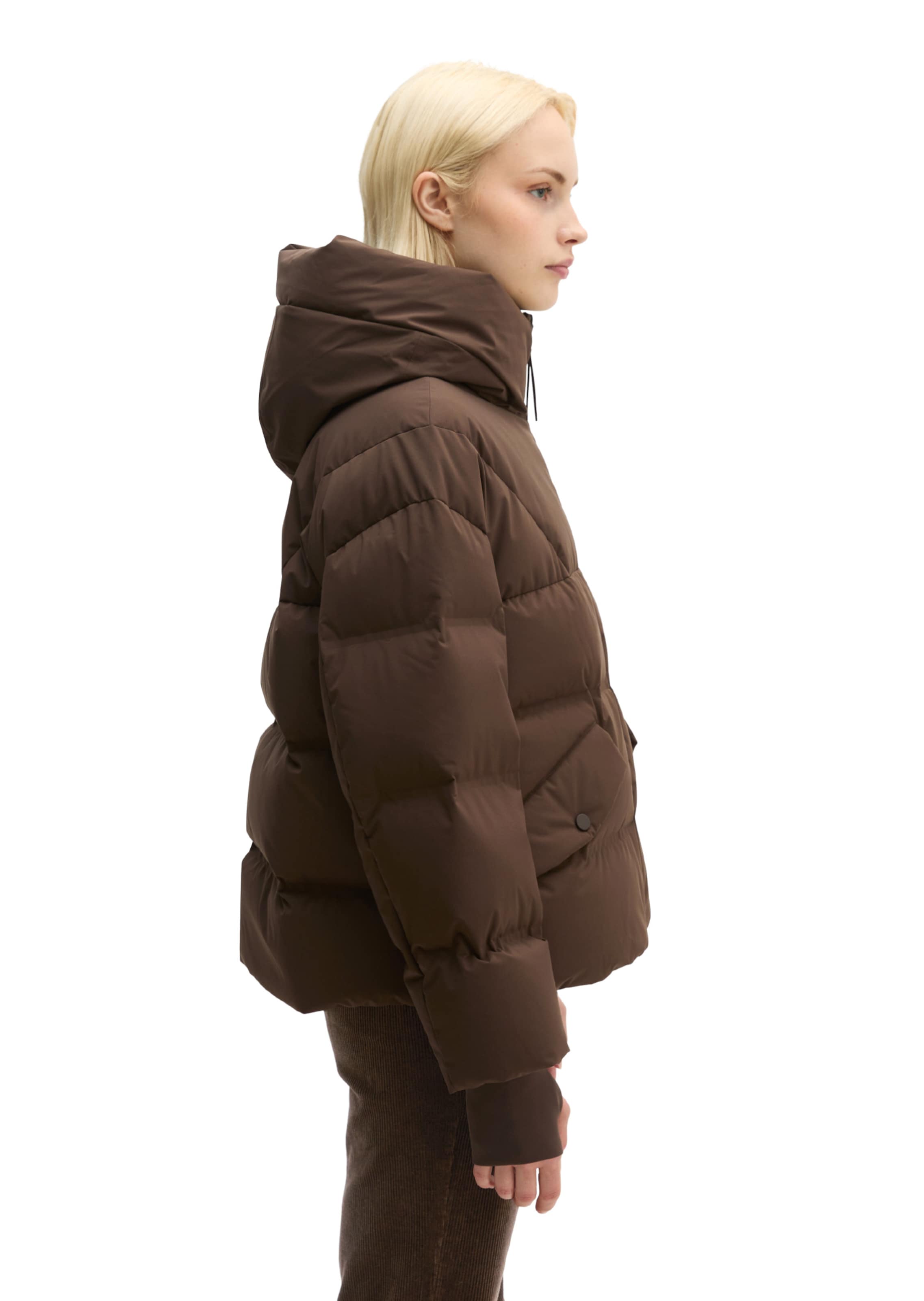 Marc O'Polo Weatherproof jacket 'MOP x Function' in Brown