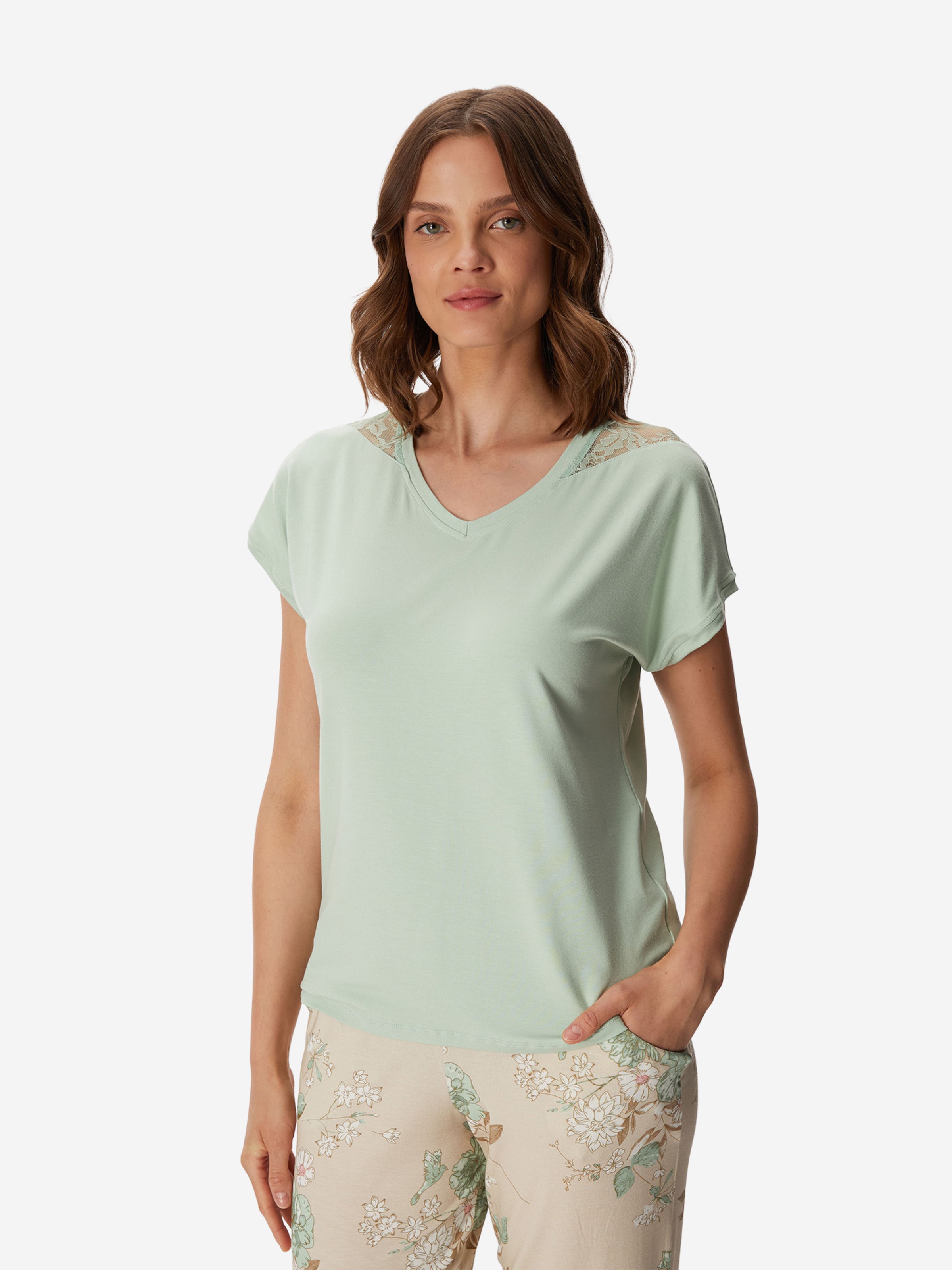 Goldenbay - Pijama 'Scabiosa' en verde