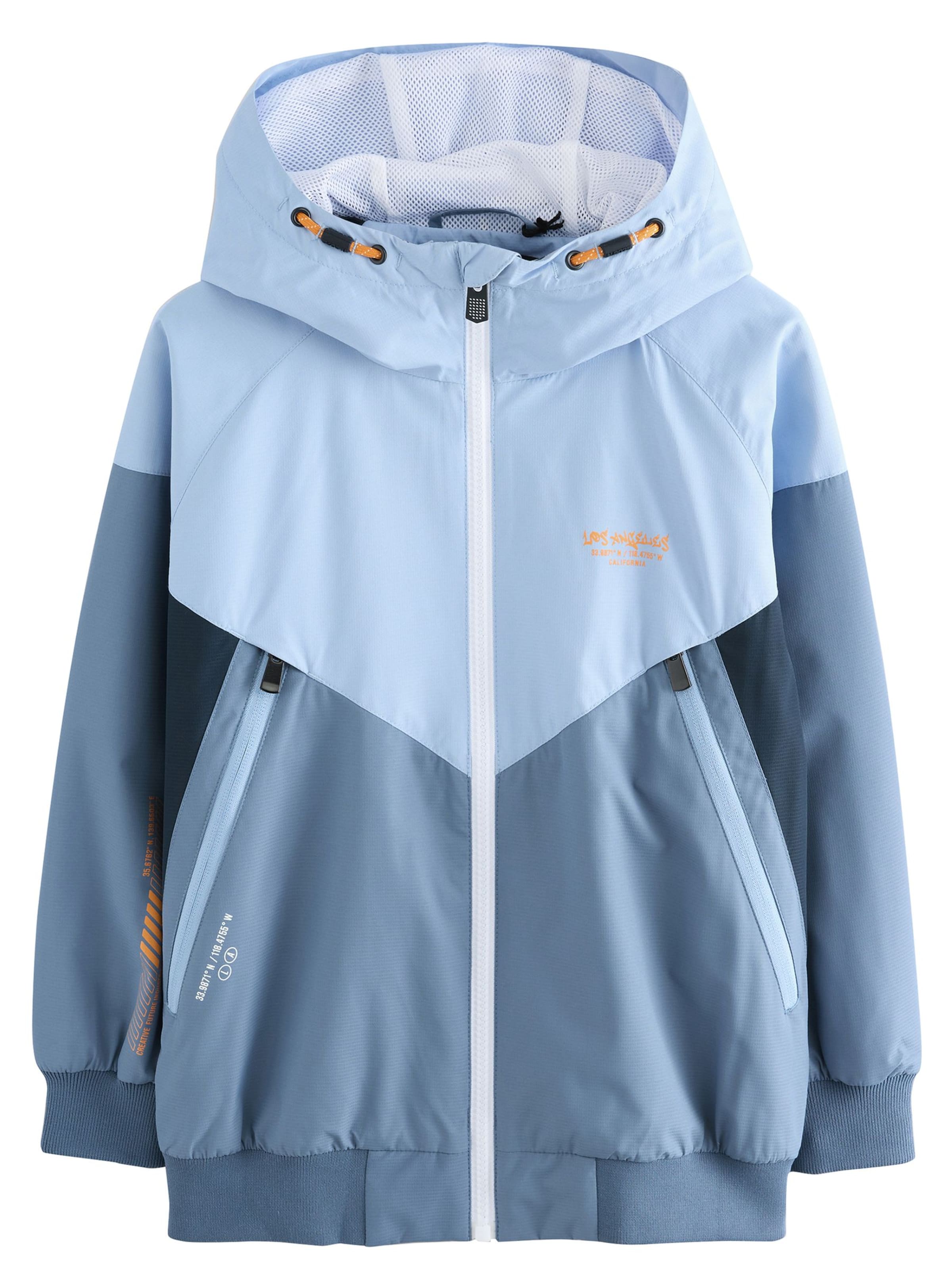 Next Tussenjas in Blauw: voorkant